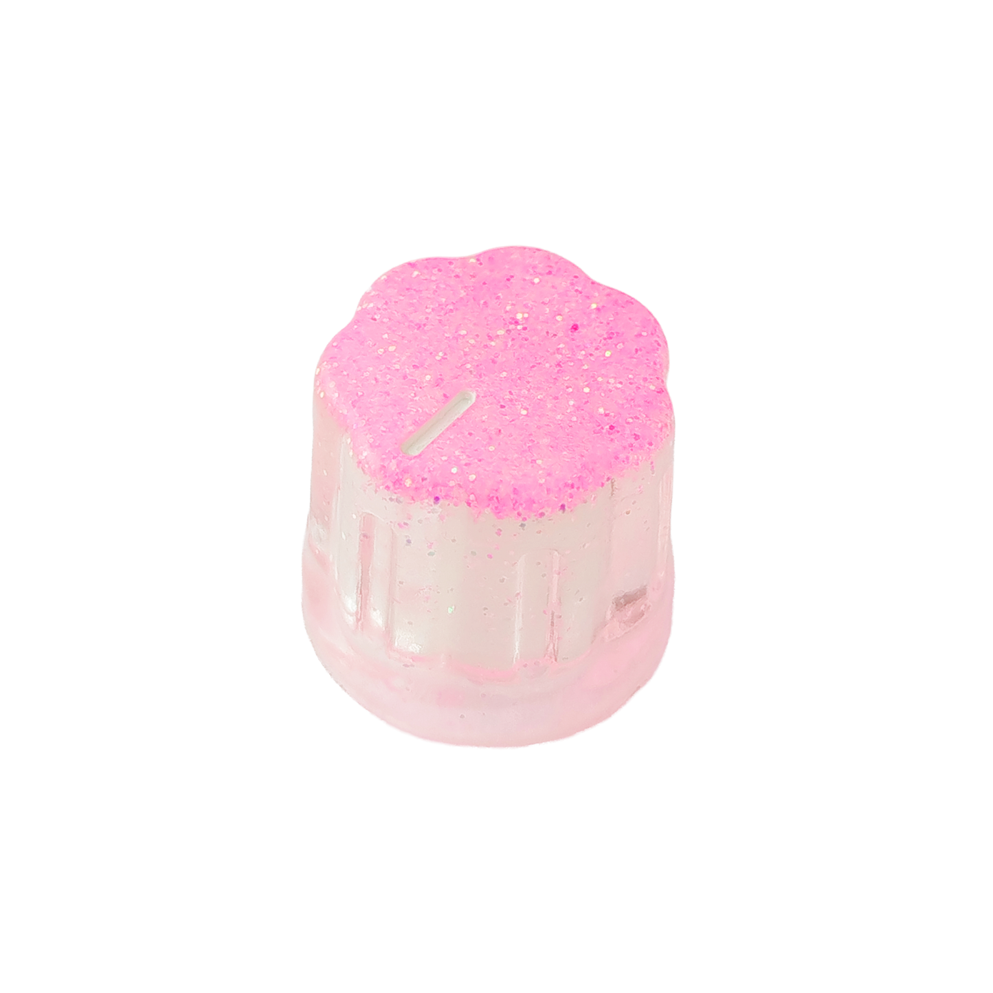 VII Clear\Pink Glitter