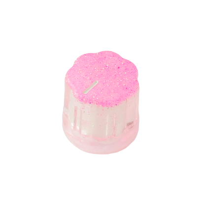 VII Clear\Pink Glitter