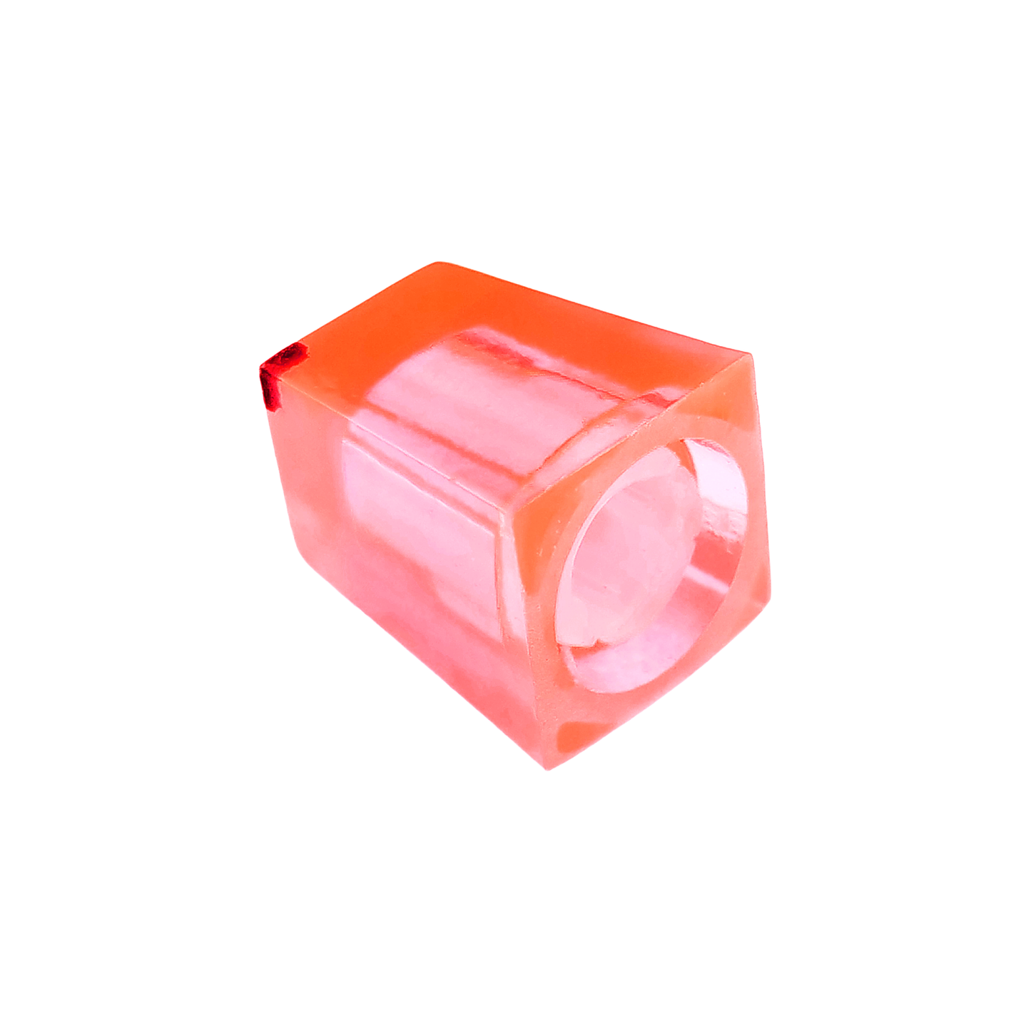 Trapezoid Neon Red