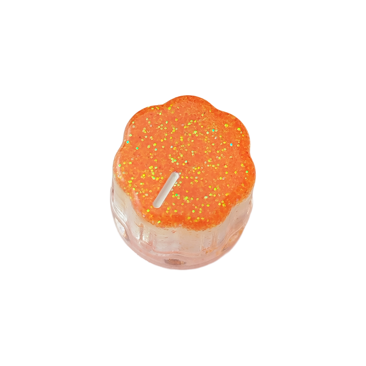 VII Clear\Orange Glitter